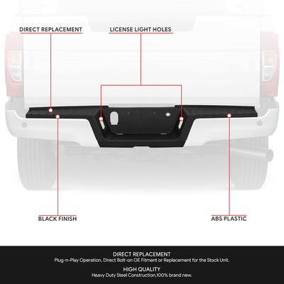Rear Bumper Step Pad (w/ Sensor Holes) <br> 17-22 Ford F-250 F-350 Super Duty