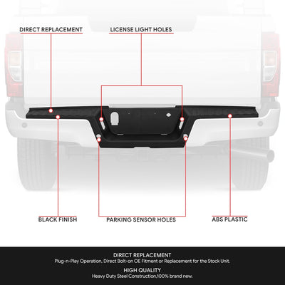 Rear Bumper Step Pad (w/ Sensor Holes) <br> 17-22 Ford F-250 F-350 Super Duty