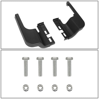 Textured Finish Rear Bumper End Caps <br>17-22 Ford F-250, F-350 Super Duty