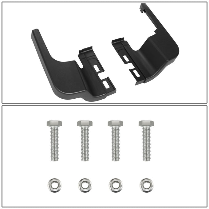 Textured Finish Rear Bumper End Caps <br>17-22 Ford F-250, F-350 Super Duty