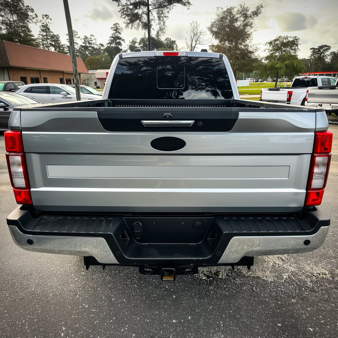 Textured Finish Rear Bumper End Caps <br>17-22 Ford F-250, F-350 Super Duty