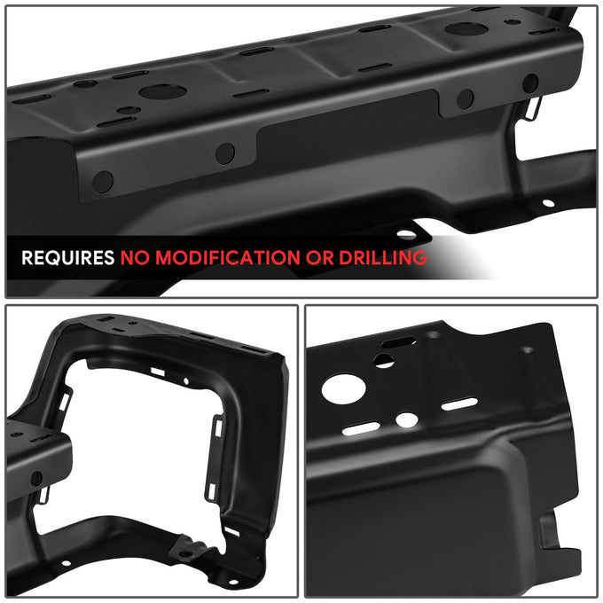 Left Primered Black Rear Bumper End Cap <br>23-25 F250 F350 F450 Super Duty