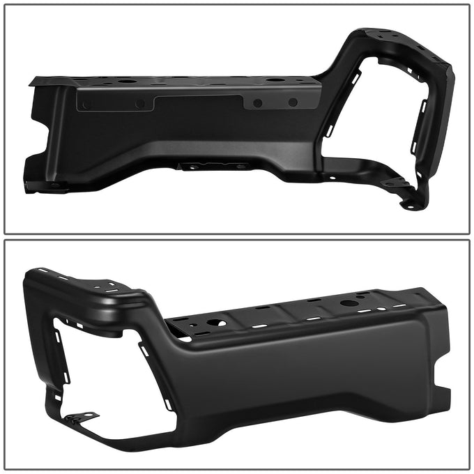 Left Primered Black Rear Bumper End Cap <br>23-25 F250 F350 F450 Super Duty