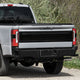 Left Primered Black Rear Bumper End Cap <br>23-25 F250 F350 F450 Super Duty