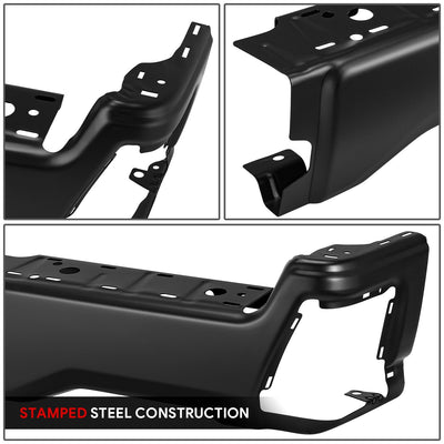 Right Primered Black Rear Bumper End Cap <br>23-25 F250 F350 F450 Super Duty