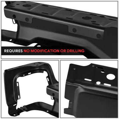 Right Primered Black Rear Bumper End Cap <br>23-25 F250 F350 F450 Super Duty