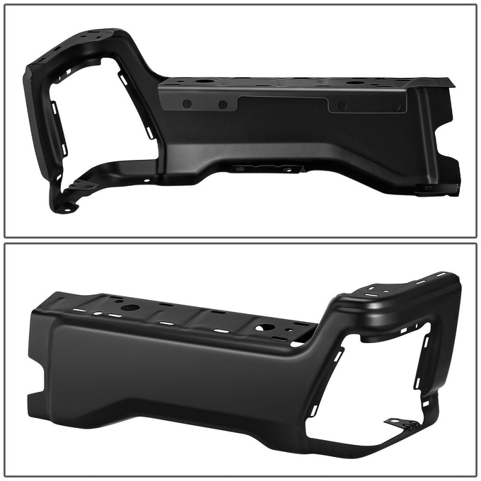 Right Primered Black Rear Bumper End Cap <br>23-25 F250 F350 F450 Super Duty