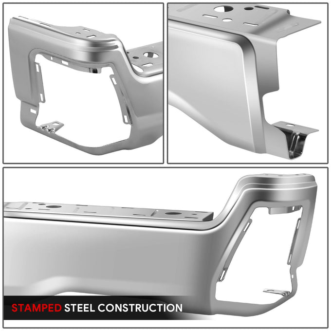 Polished Finish Rear Bumper End Caps <br>23-25 F250 F350 F450 Super Duty