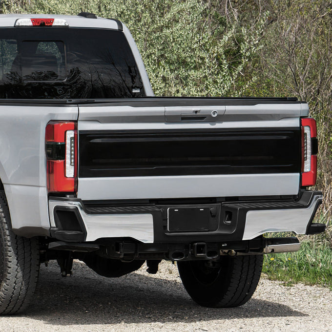 Polished Finish Rear Bumper End Caps <br>23-25 F250 F350 F450 Super Duty