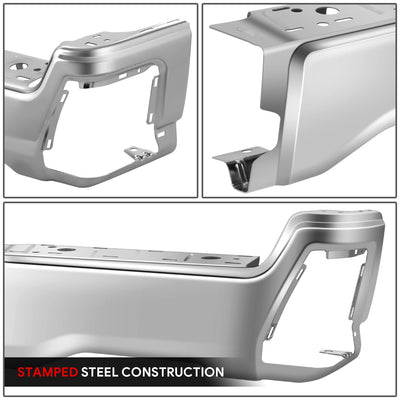 Right Polished Finish Rear Bumper End Cap <br>23-25 F250 F350 F450 Super Duty