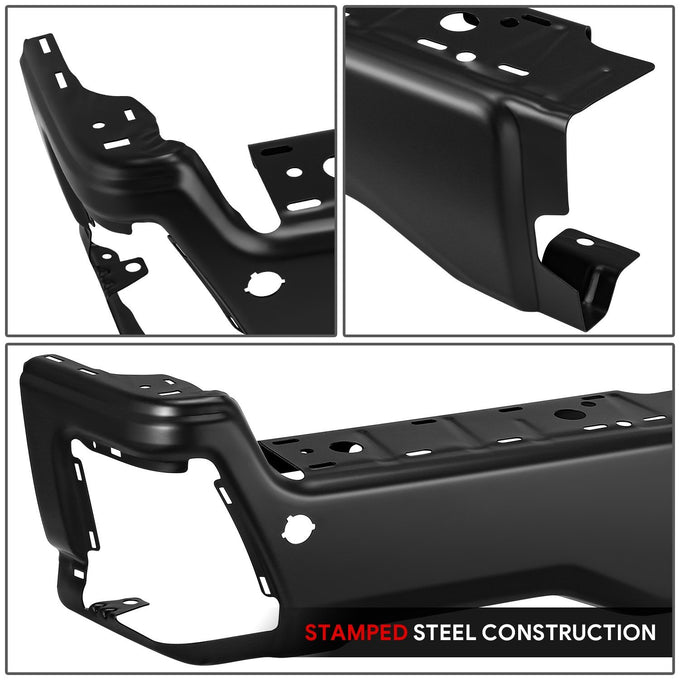 Left Primered Black Rear Bumper End Cap <br>23-25 F250 F350 F450 Super Duty