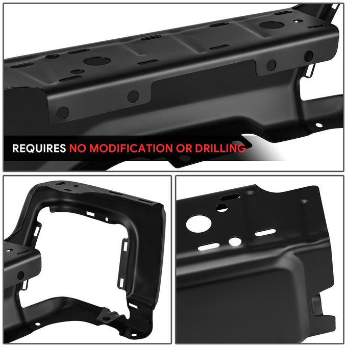 Left Primered Black Rear Bumper End Cap <br>23-25 F250 F350 F450 Super Duty