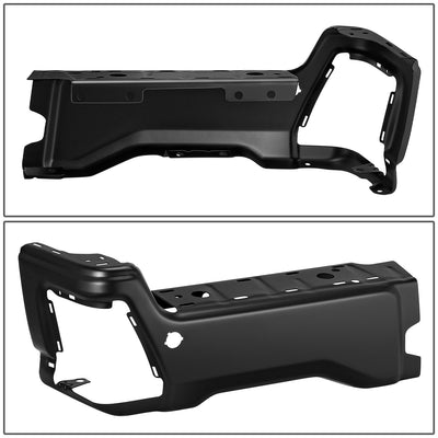 Left Primered Black Rear Bumper End Cap <br>23-25 F250 F350 F450 Super Duty
