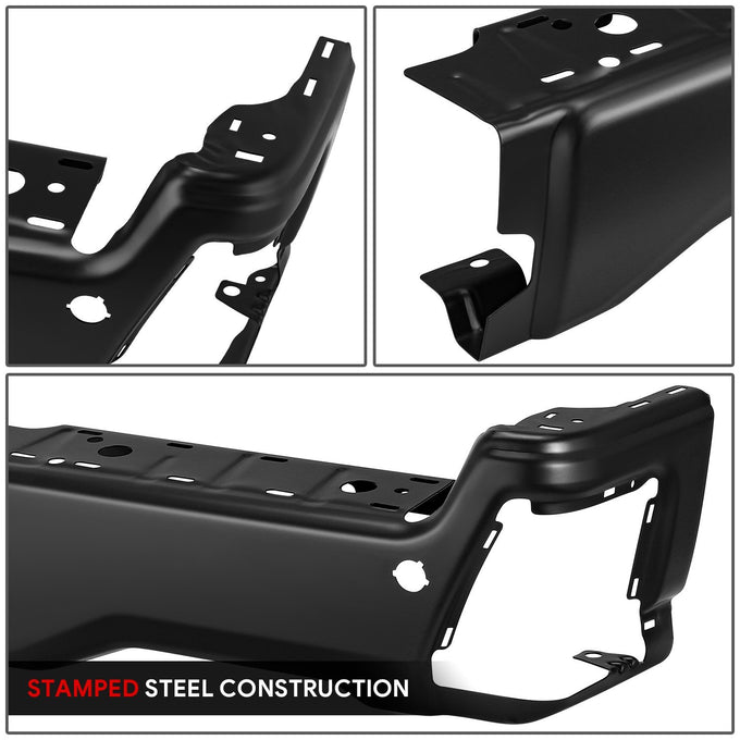 Right Primered Black Rear Bumper End Cap <br>23-25 F250 F350 F450 Super Duty
