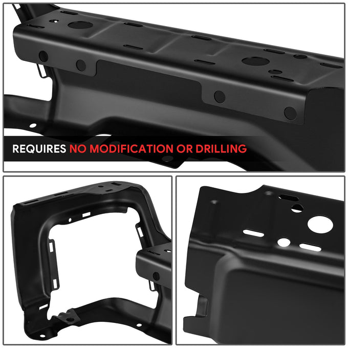 Right Primered Black Rear Bumper End Cap <br>23-25 F250 F350 F450 Super Duty