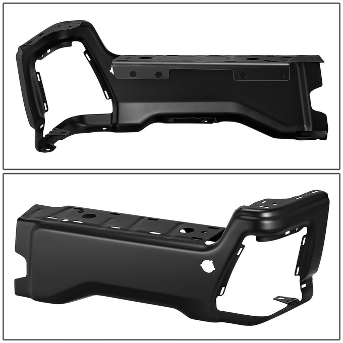 Right Primered Black Rear Bumper End Cap <br>23-25 F250 F350 F450 Super Duty