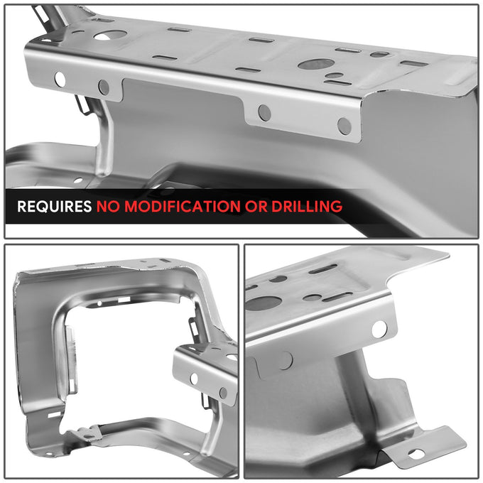 Right Polished Finish Rear Bumper End Cap <br>23-25 F250 F350 F450 Super Duty