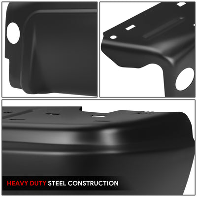 Rear Right Bumper End W/O Park Assist Hole <br> 08-16 Ford F-250 F-350 F-450 Super Duty