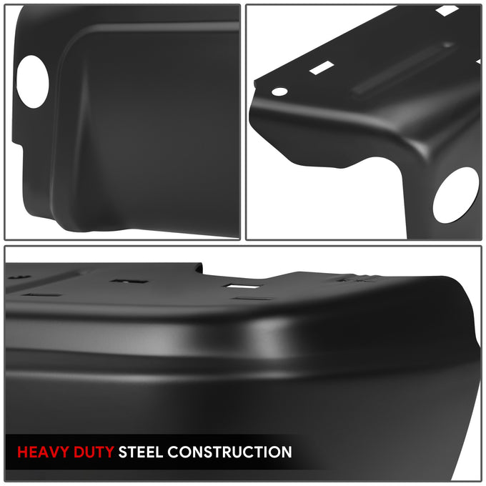 Rear Right Bumper End W/O Park Assist Hole <br> 08-16 Ford F-250 F-350 F-450 Super Duty