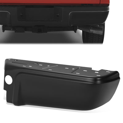 Rear Right Bumper End W/O Park Assist Hole <br> 08-16 Ford F-250 F-350 F-450 Super Duty
