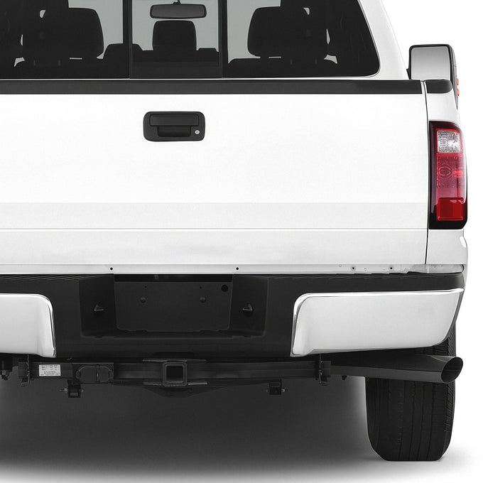 Rear Right Bumper End W/O Park Assist Hole <br> 08-16 Ford F-250 F-350 F-450 Super Duty