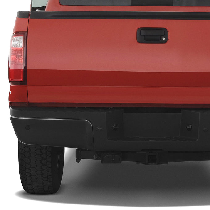Rear Left Bumper End W/Park Assist Hole <br> 08-16 Ford F-250 F-350 F-450 Super Duty