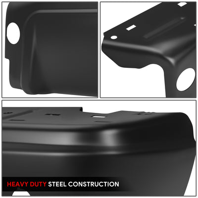 Rear Right Bumper End W/Park Assist Hole <br> 08-16 Ford F-250 F-350 F-450 Super Duty