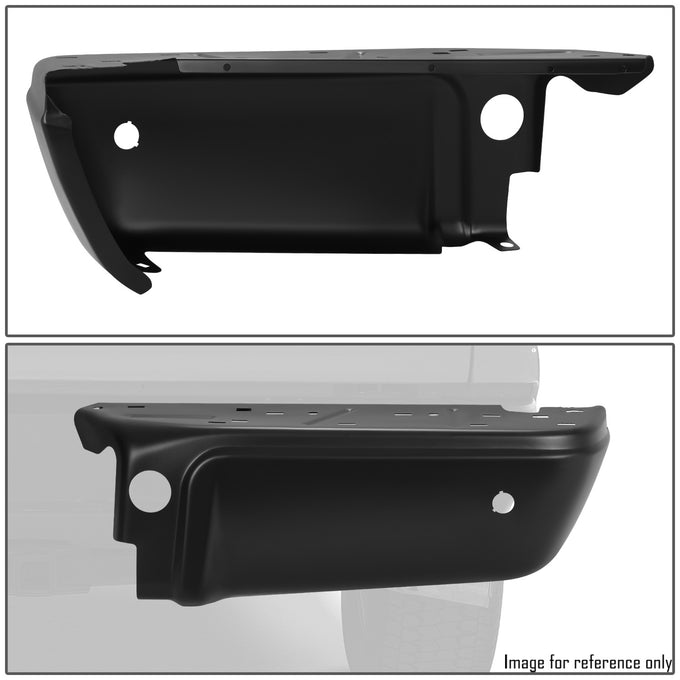 Rear Right Bumper End W/Park Assist Hole <br> 08-16 Ford F-250 F-350 F-450 Super Duty