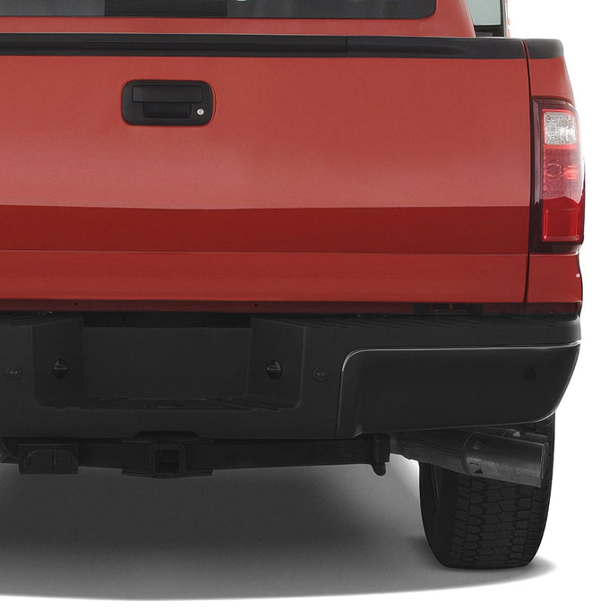 Rear Right Bumper End W/Park Assist Hole <br> 08-16 Ford F-250 F-350 F-450 Super Duty