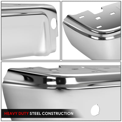 Rear Left Bumper End W/Park Assist Hole <br> 08-16 Ford F-250 F-350 F-450 Super Duty