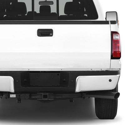 Rear Right Bumper End W/Park Assist Hole <br> 08-16 Ford F-250 F-350 F-450 Super Duty