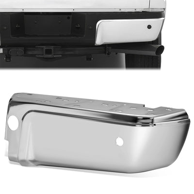 Rear Right Bumper End W/Park Assist Hole <br> 08-16 Ford F-250 F-350 F-450 Super Duty