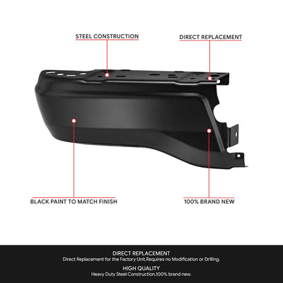 Modular Style Left Side Rear Bumper End Caps<br>19-23 Ford Ranger