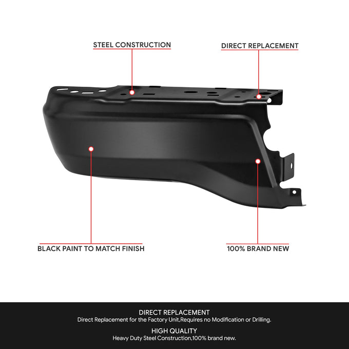 Modular Style Left Side Rear Bumper End Caps<br>19-23 Ford Ranger