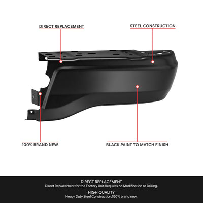 Modular Style Right Side Rear Bumper End Caps<br>19-23 Ford Ranger