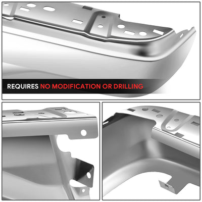 Polished Chrome Steel Pair Rear Bumper End Cap<br>19-23 Ford Ranger