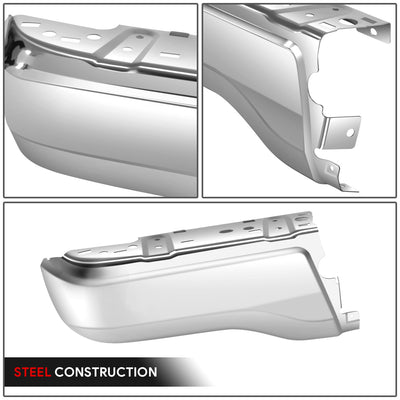 Polished Chrome Rear Left Bumper End Cap<br>19-23 Ford Ranger