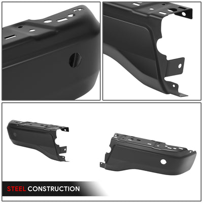 Painted Black Rear Bumper End Caps Pair<br>19-23 Ford Ranger