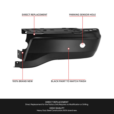 Modular Style Rear Bumper End Caps<br>19-23 Ford Ranger