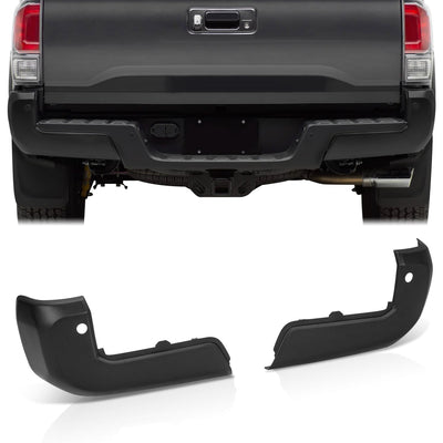 Rear Pair of Rear Bumper Ends (w/o Parking Assist) <br> 16-23 Toyota Tacoma