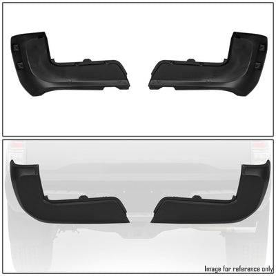 Rear Pair of Rear Bumper Ends (w/ Parking Assist) <br> 16-23 Toyota Tacoma