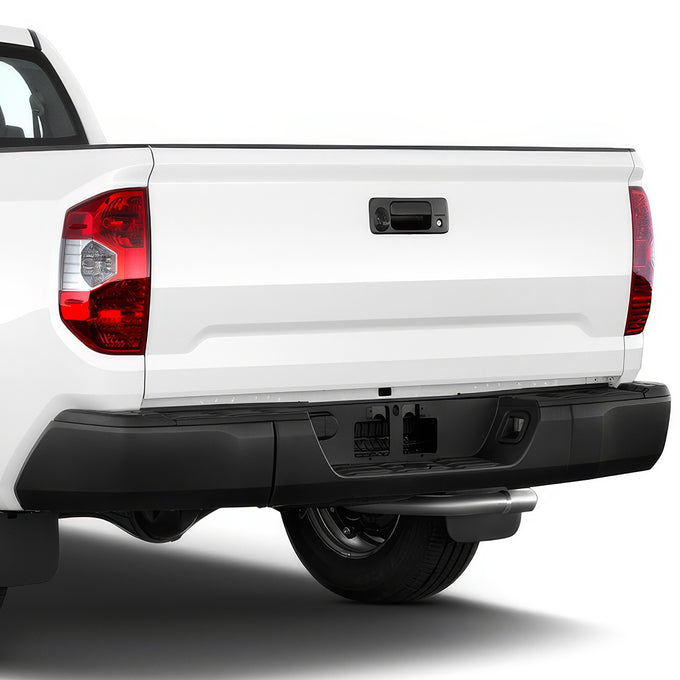 Black Rear Bumper End Caps (Pair) <br> 14-21 Toyota Tundra