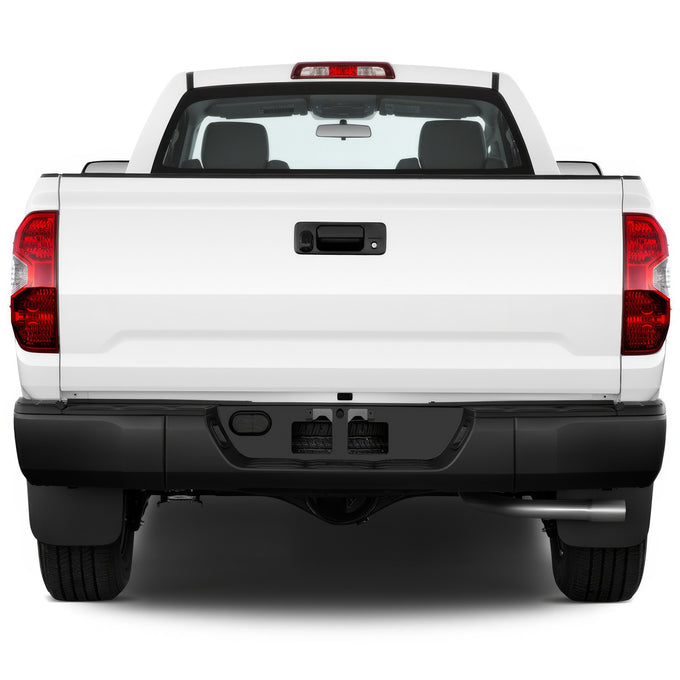 Black Rear Bumper End Caps (Pair) <br> 14-21 Toyota Tundra