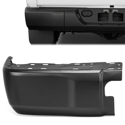 Black Rear Bumper End Caps (Pair) <br> 14-21 Toyota Tundra