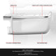 Chrome Rear Bumper End Caps (Pair) <br> 14-21 Toyota Tundra