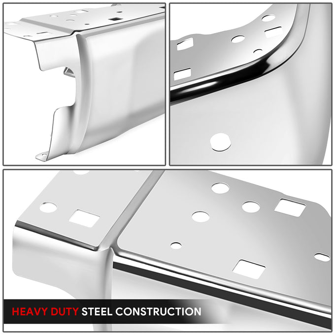Chrome Rear Bumper End Caps (with Sensor Holes) <br> 14-21 Toyota Tundra