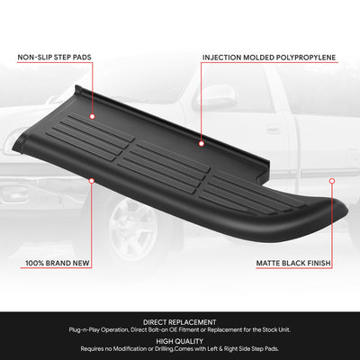Rear Bumper Side Step Pads <br> 00-06 Toyota Tundra