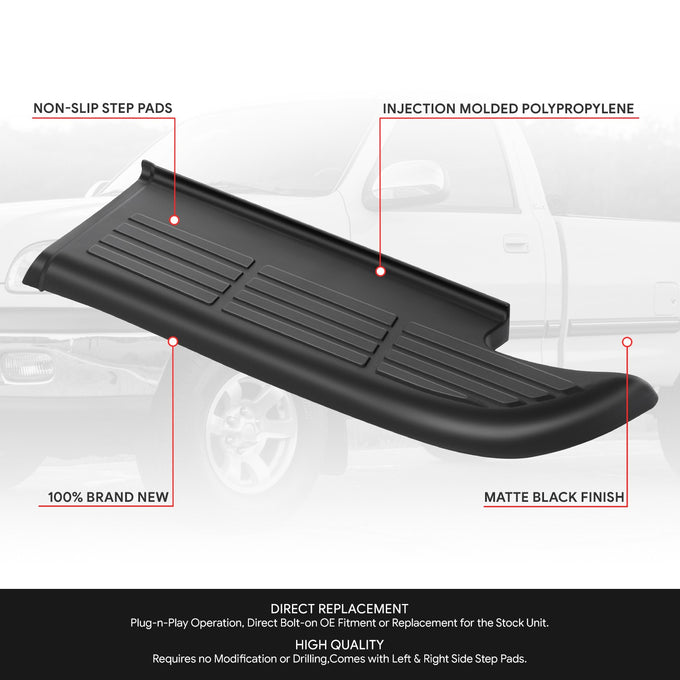 Rear Bumper Side Step Pads <br> 00-06 Toyota Tundra