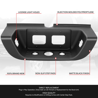 Rear Bumper Center Step Pads <br> 00-06 Toyota Tundra