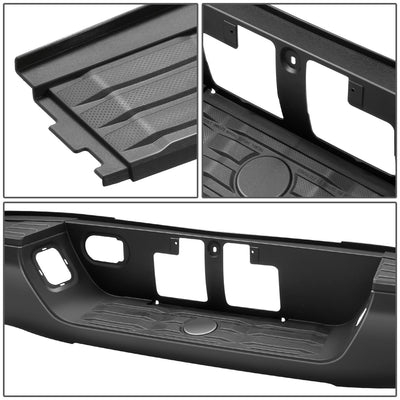 Rear Bumper Step Center Pad Cover w/o Parking Assists <br>14-21 Toyota Tundra
